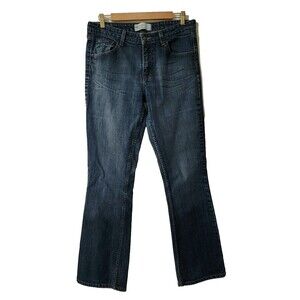 Levi Strauss Signature Womens Low Rise Bootcut Jeans Blue WPL423 Size 12 Long